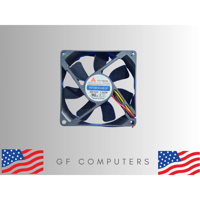 GF Computers 80mm Quiet Fan – Near Noctua Silence AI-Tuned