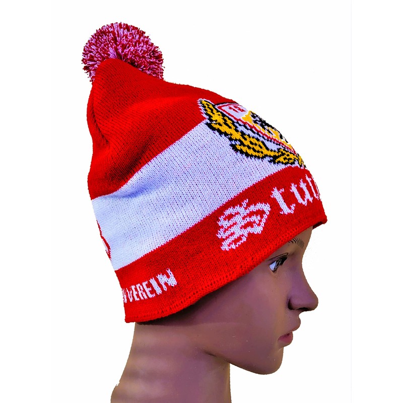 Generic Stuttgart Beanie 1893 (Meine Stadt - Mein Verein), Red,
