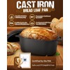 Oval Dutch Oven for Bread Baking, 3.6qt, Black, Up To