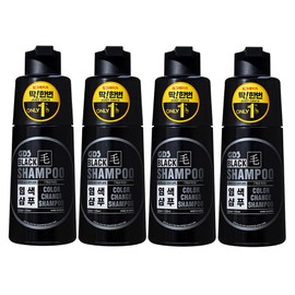 Detailed page [4 Bottles] Good Day GDS Just Once Black Hair Dye Shampoo 250ml Gray Gray Hair Dye Shampoo Dead Skin Hair Loss Care / [4병] 굿데이 GDS 딱한번 블랙모 염색 샴푸 250ml 새치 염색샴푸각질 탈모케어