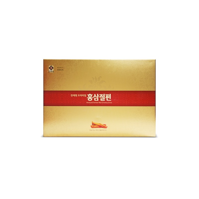 Cheonjemyeong premium red ginseng slices 10 packets / 천제명 프리미엄