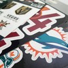 Fanmats 61369: Atlanta Falcons 2 Piece Team Slogan Decal Sticker