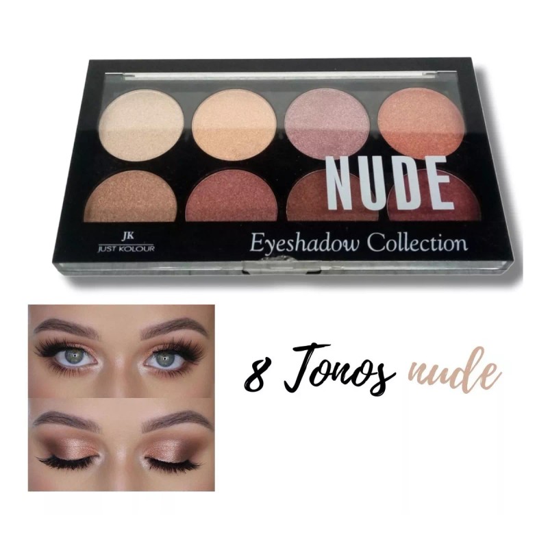Jk Paleta De Sombras Nude 8 Tonos Maquillaje Natural