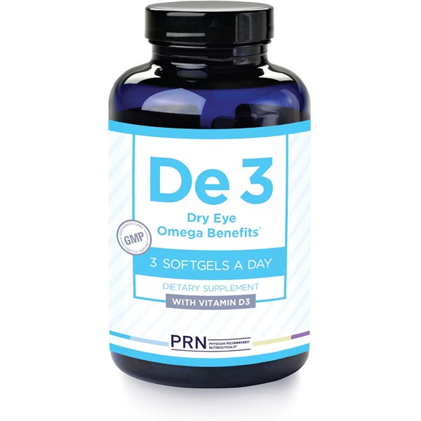 PRN - De3 Dry Eye Omega Supplement, 270 Count