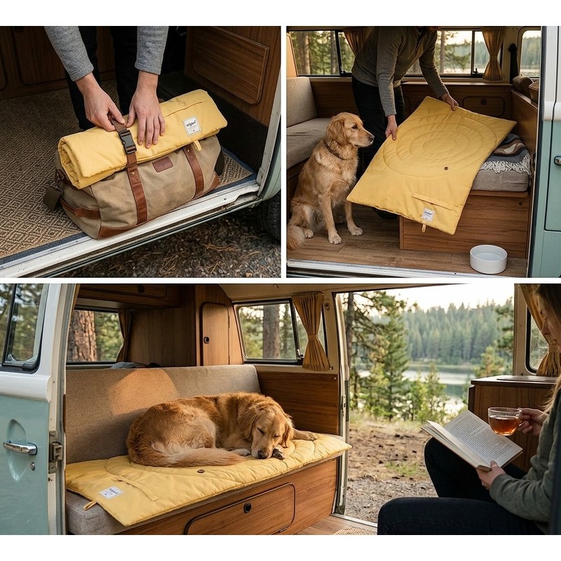 Waterproof Dog Blanket for Resting – Foldable 95 x 65