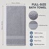 100% Cotton Bath Towel, 70 x 140 cm Large Soft