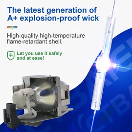 CTBAIER 5J.J9H05.001 Replacement Projector Lamp Bulb for Benq W1070 W1080st W1070+ HT1075 HT1085st i700 MH680 TH680 TH681 MH630 W1080 W1070+ MX720 MW721 MX662 MW824ST MX823ST