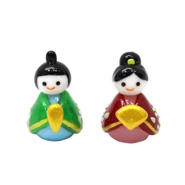 fo-ka-to Figurine Multi Lord H28 mm Princess H25 mm Cute Handmade Glass Crafted Sunny Day Chicks ckf059 