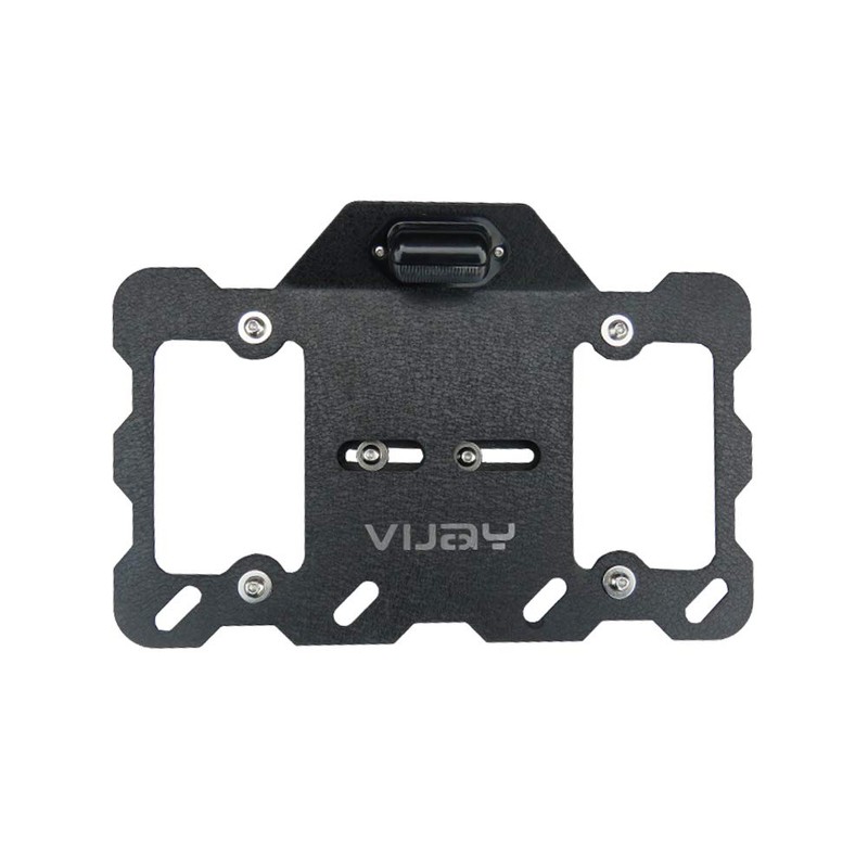 License Plate Frame Mount Compatible with 1987-2018 Jeep Wrangler JK