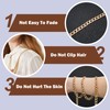 LOVLLE 4 Packs Gold Purse Chain Strap Flat Iron Chains