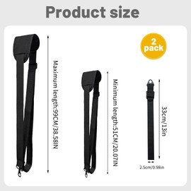 Betinyar 2PCS Trimmer Strap, Adjustable Weed Eater Strap, Universal Trimmer Harness with Pad for String Trimmers and Blowers, Easy Release Weed Eater Accessories