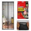 Magnetic Fly Screen for Door 210 x 100cm, Black Curtain