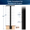 Gyykzz Side Mount Cable Railing Post 36" (Post Body 44"),