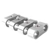 GRmkt Aluminum Hose Separator Clamp for Car Wiring Fixing Mounting