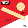 Nelson Wood Shims - DIY Bundle Wood Shims 8-Inch Shims,