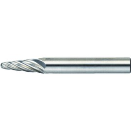 TRUSCO TA7C060 Carbide Bar, Tapered, Φ0.2 inches (6 mm) (14°) x Blade Length 0.7 inches (19 mm) x Shaft 0.2 inches (6 mm), Aluminum Cut