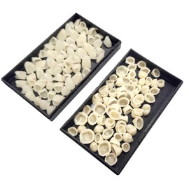TTKBHHQ-Dental Temporary Crown Veneers Tooth Cap Crown Veneers,for Front Back Tooth,Dental Supplies Two Boxes.