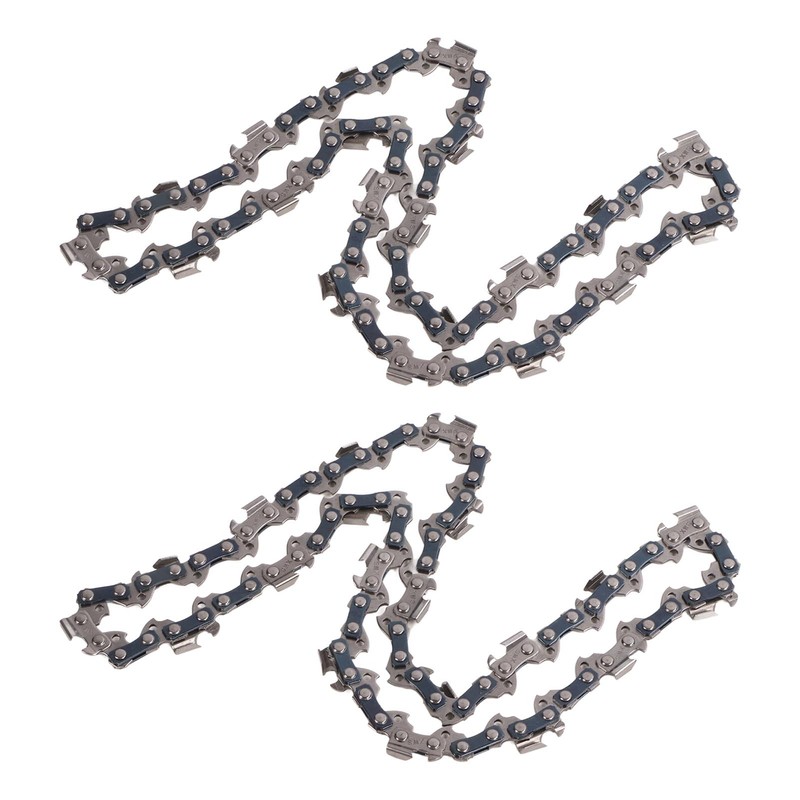 2Pcs 10 Inch Electric Chainsaw Chain Manganese Steel Mini Electric
