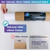Dry Erase Vertical Three Month Laminated jumbo Wall Calendar, 46