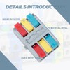 Innfeeltech 10 Pcs Connecting Ternimal, 3 In 3 Out Connection