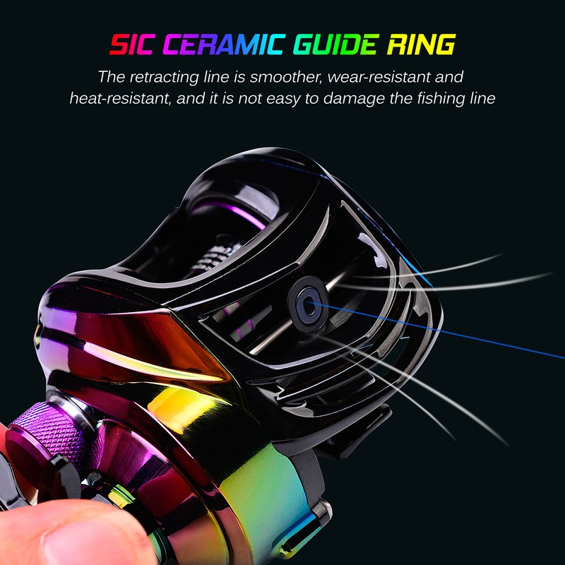 9+1 BB Bearing Fishing Baitcast Reel High Speed 7.2:1 Fishing