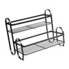 Metal Desktop Storage Rack 2 Tier Prevent Slip Multifunction Metal