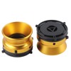 1 Pair NAB Hub Adapters Professional Polished Aluminum Alloy 10