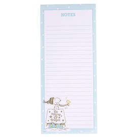 Graphique Merry Snoopy Holiday Magnetic Notepad | 100 Tear-Away Sheets | Grocery, Shopping, to-Do List | Writing Pad for Fridge, Kitchen, Office | Lined Paper | Great Gift | 4” x 9.25”