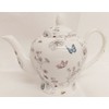 Fromeuropewithlove Secret Garden Teapot Fine Bone China 20oz Flowers Butterflies