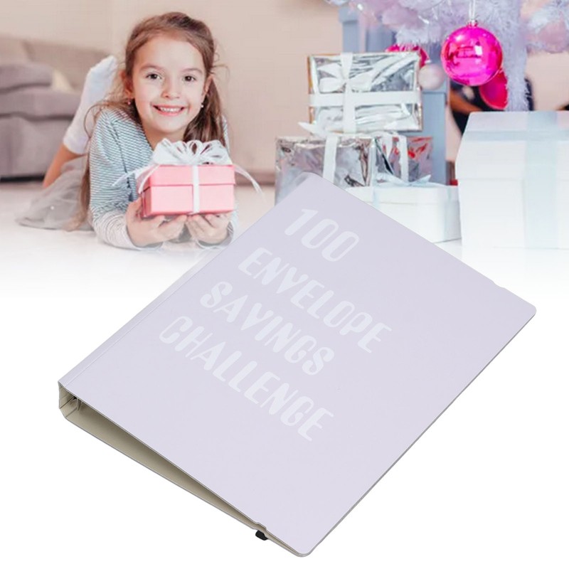 100 Envelopes Money Saving Challenge Binder Reusable A5 Budget Binder