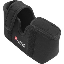 Neoprene Transducer Cover for Garmin Livescope Plus LVS34 – Travel & Ice Fishing Protection with Extended-Length Dual Velcro Straps (Compatible with Garmin Livescope Bundle)