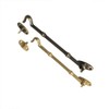 Powertool Hook and Eye, 1 Piece Window Hook, Antique Brass