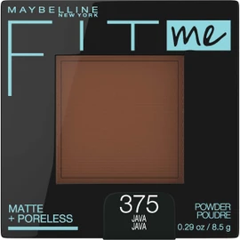 Maybelline Fit Me Matte + Poreless Press Face Powder Maquillaje, Java, 1 unidad