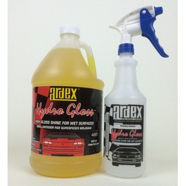 Ardex Hydro-Gloss One-Step Speed Wax - Professional formula for Cars, Quick Clean & Shine on Wet/Dry Surfaces, No-Residue Car Detailing Spray with High-Gloss Protection, Gallon
