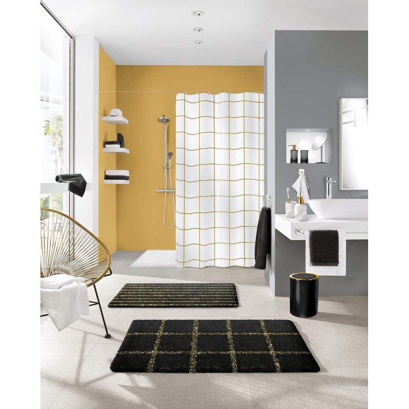 Kleine Wolke "Royal" Towel, 70 x 140 cm, Black