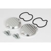 Special Parts Takegawa Tappet Cover Set, Shredded Aluminum Silver, Super