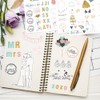 Wedding Stickers for Scrapbooking, 5Sheets 321PCS Wedding Scrapbook Stickers, Scrapbook