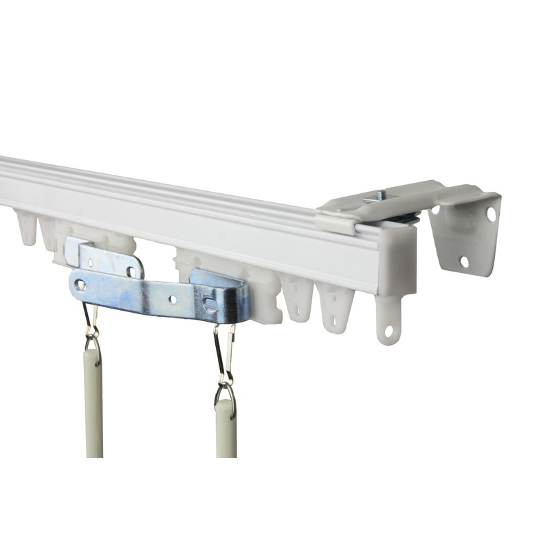 A&F Rod Decor New White Curtain Track Kit 48 inch