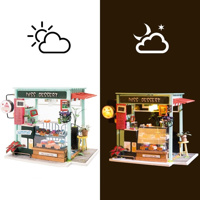 Dokurundo ® Robotime DIY Miniature House DGM Series (Dessert)