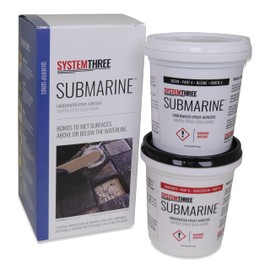 System Three Submarine Underwater Epoxy Paste Adhesive, Quart Kit