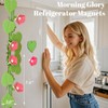 Morning Glory Refrigerator Magnets – 3D Printed Climbing Vine Plant,
