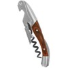 Wood Handle/Stainless Corkscrew Double Hinge Waiters Wine Key Bottle Opener