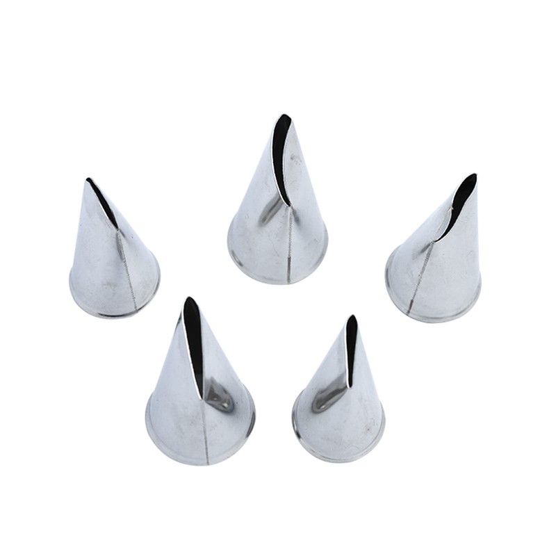 5 Pcs Pastry Decorating Tips, Stainless Steel Baking Kits, Piping