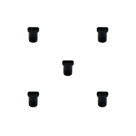 Light Socket Safety Cap Plugs for String Lights, Recessed and Standard Light Sockets (Candelabra/E12, 5)