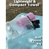 Turkish Beach Towel - Oversized Towels (39"x71") with Travel Bag,