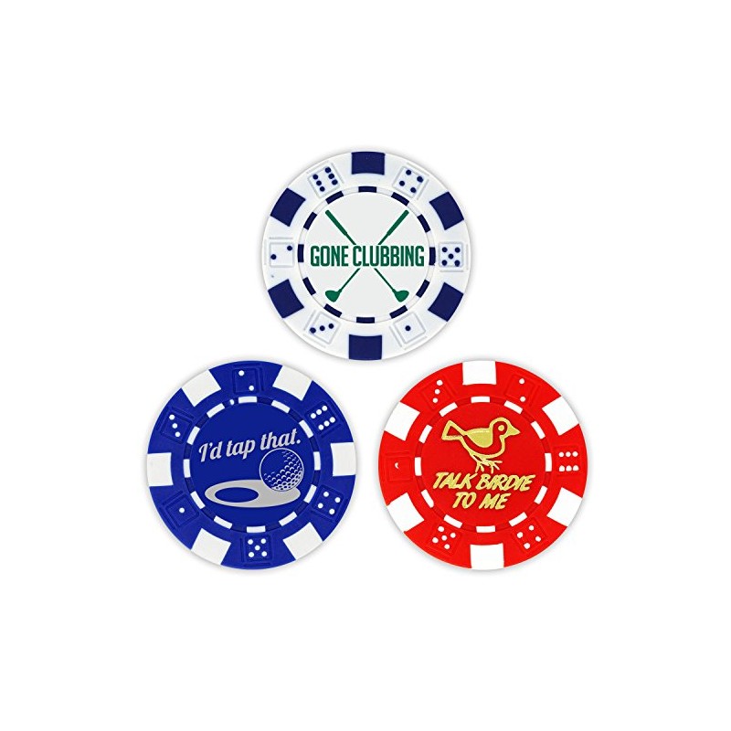 DA VINCI Golf Ball Marker Poker Chip Collection, 11.5 Gram
