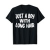 Nur ein Junge mit langen Haaren, besser als deine Kinder,