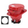 380415V 63A Industrial Connector 3P+N+E 5 Pin Oblique Plug IP67