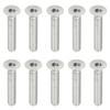 PATIKIL M6 x 35mm Flat Head Socket Cap Screws, 10