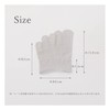 Milieu Silk Half Socks, Set of 2, Inner Socks, Fingertips,